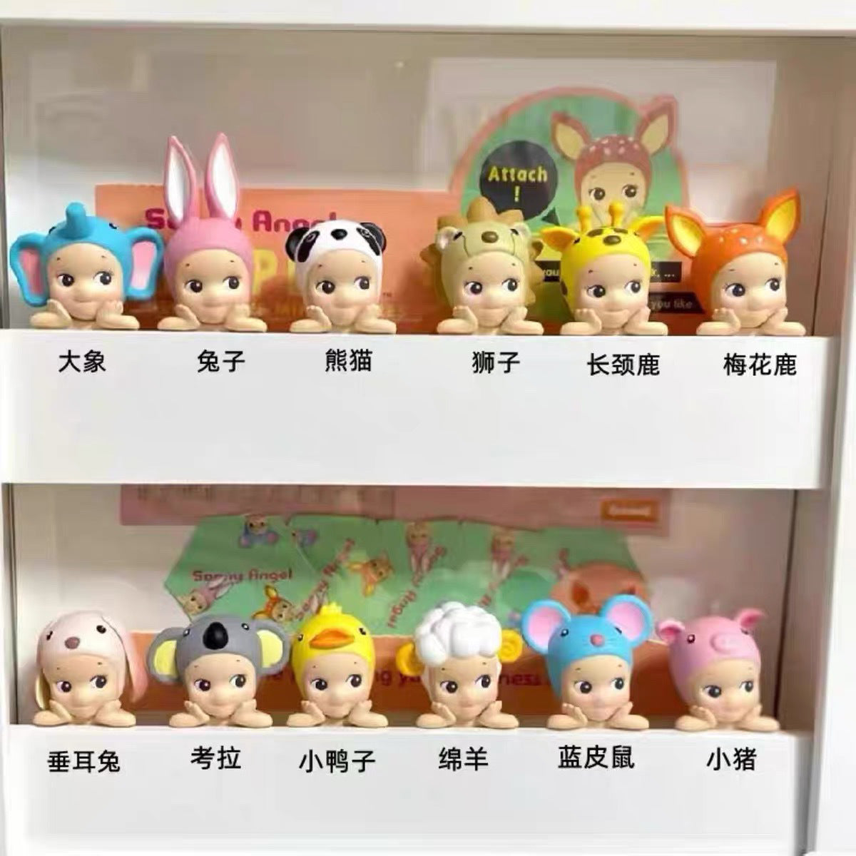 【AUTHENTIC】Genuine Sonny Angel Papa Angel Blind Box Cute Animal Car Screen Doll Trendy Figurine Decoration