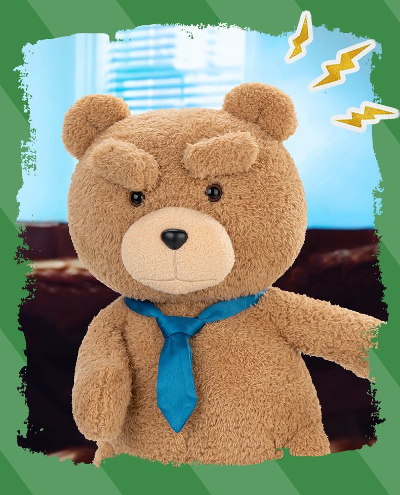【AUTHENTIC】POPMART Resonance ted2Teddy Bear1/2Movable Plush Doll30cm Replaceable Expression