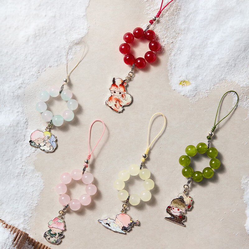 【AUTHENTIC】Pop Mart DIMOO A Wind Moon Series-Bead Pendant Blind Box