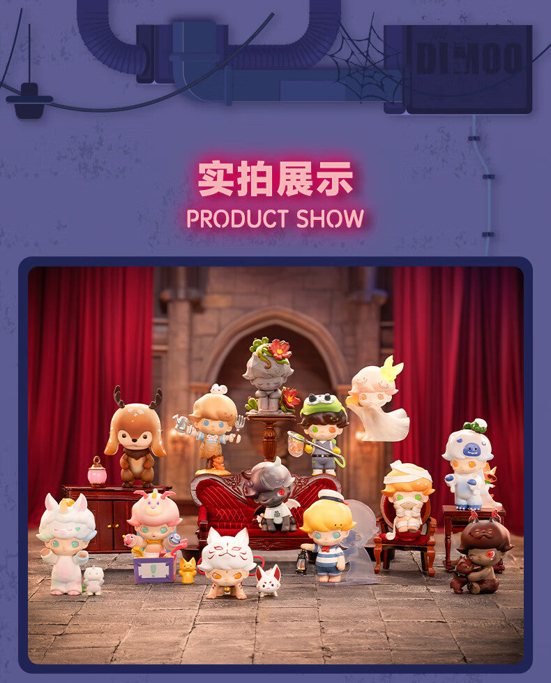 【AUTHENTIC】POP MART DIMOO Tonight No Sleep Series Figurine Blind Box Trendy Toy