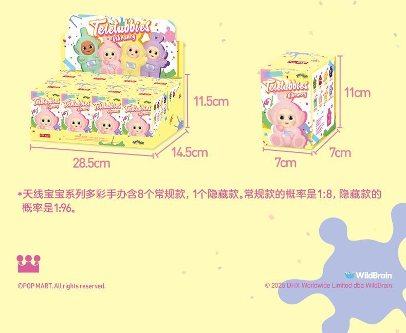 【AUTHENTIC】POPMART Teletubbies Series Colorful Figurine Blind Box Soft Cute Fashion Toy