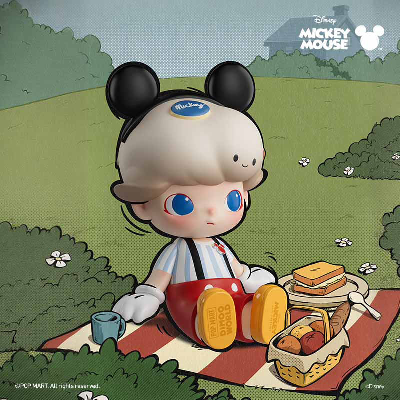 【AUTHENTIC】POP MART MEGA JUST DIMOO 400% Mickey Mouse and 1000%