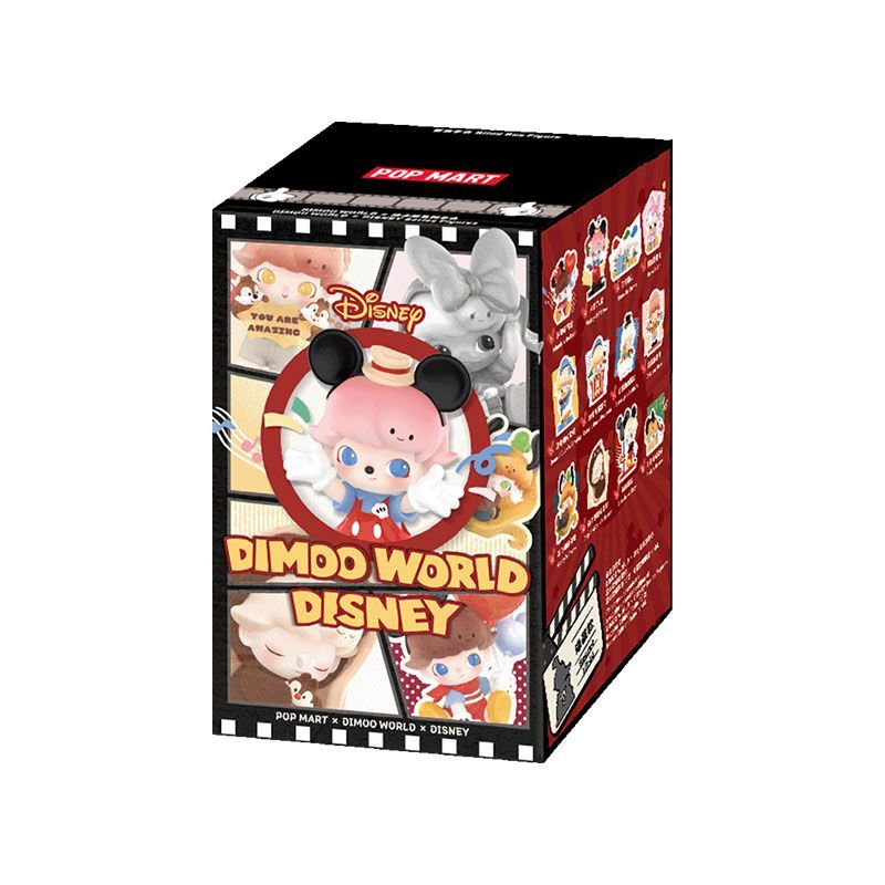 【AUTHENTIC】POPMART  DIMOO WORLD × Disney Series Blind Box Figurine Toy Gift Decoration