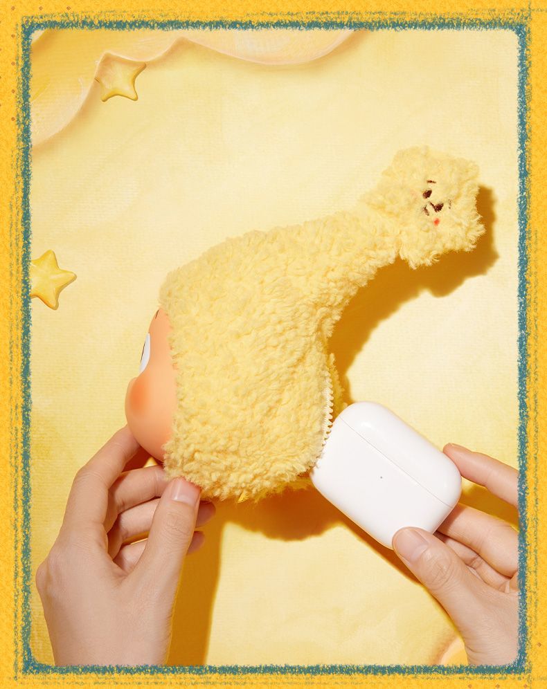 【AUTHENTIC】POPMART Star People Bluetooth Earphone Case Plush Storage Bag Mini Portable