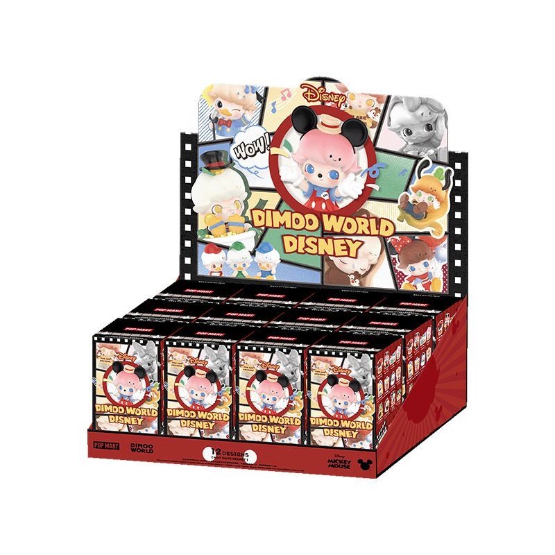【AUTHENTIC】POPMART  DIMOO WORLD × Disney Series Blind Box Figurine Toy Gift Decoration