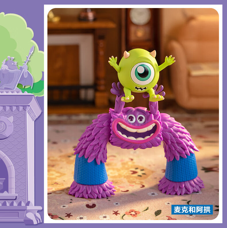 【AUTHENTIC】POP MART Disney/Pixar Monsters University OK Brotherhood Series Figure Blind Box Toy