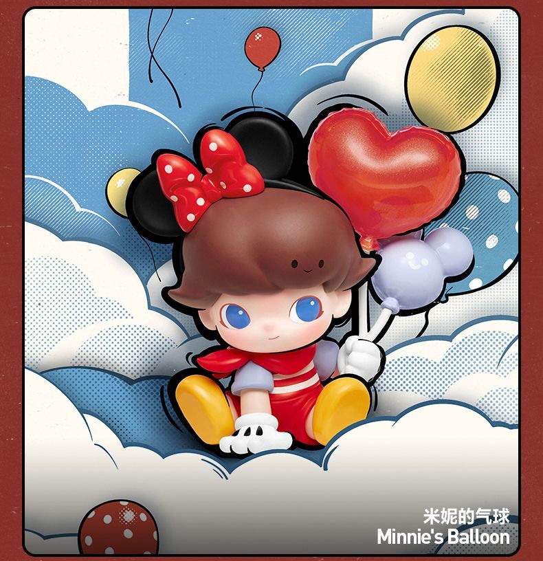 【AUTHENTIC】POPMART  DIMOO WORLD × Disney Series Blind Box Figurine Toy Gift Decoration