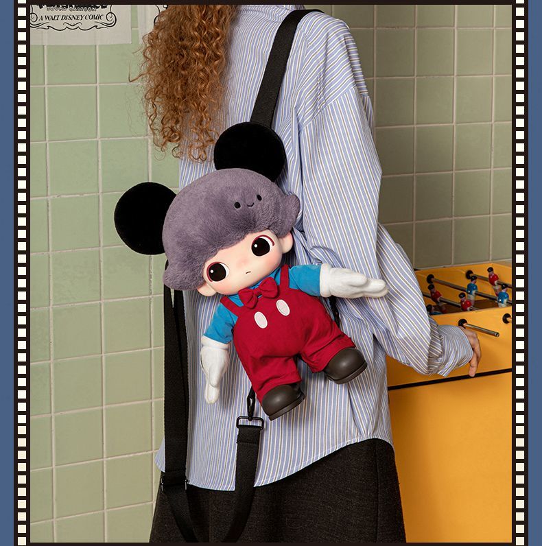【AUTHENTIC】POPMART  DIMOO WORLD × Disney Series Mickey Vinyl Plush Backpack