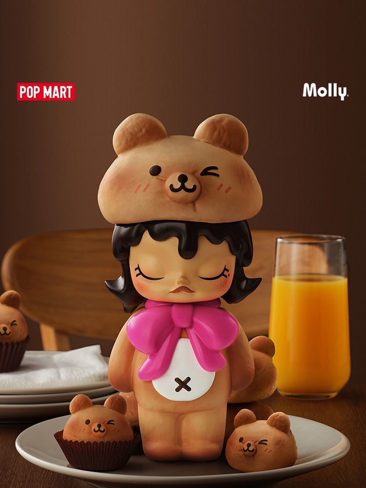 【AUTHENTIC】POPMART MOLLY Bread Head Series Figurine Blind Box Toy