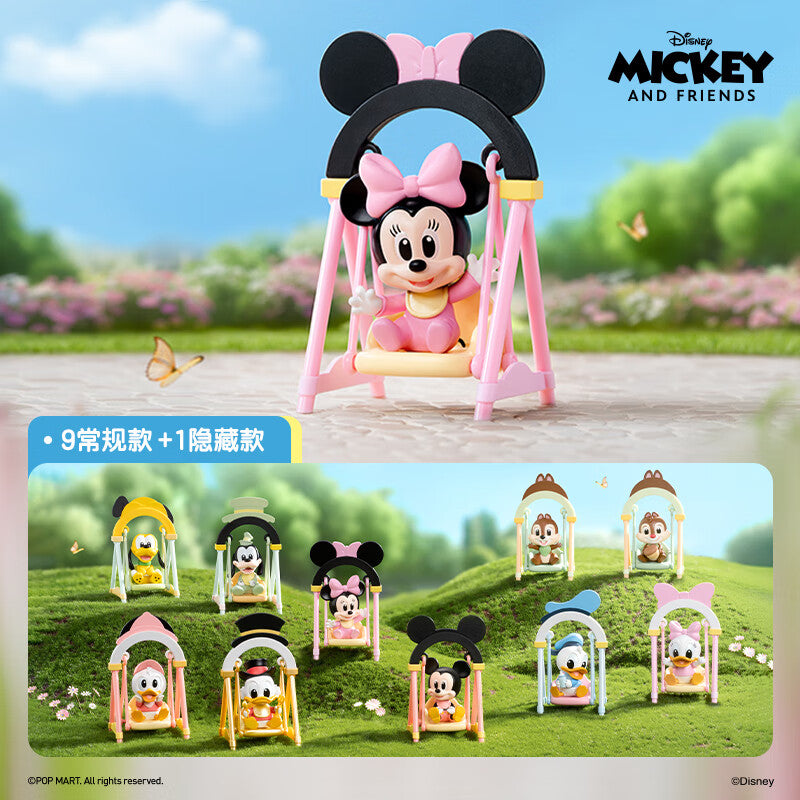 【AUTHENTIC】POP MART   Disney Swing Series Figurine Blind Box Trendy Toy