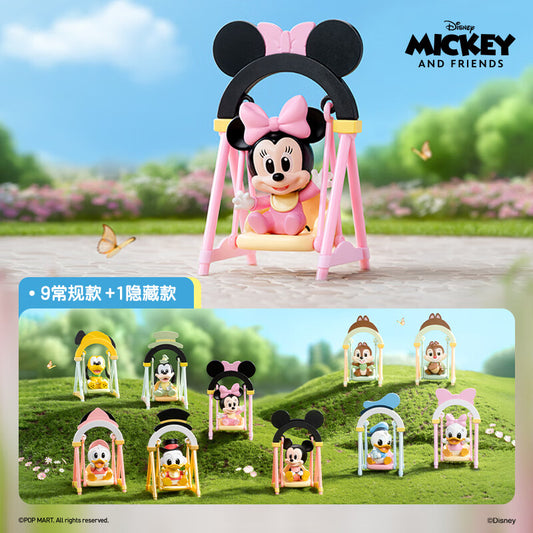 【AUTHENTIC】POP MART   Disney Swing Series Figurine Blind Box Trendy Toy