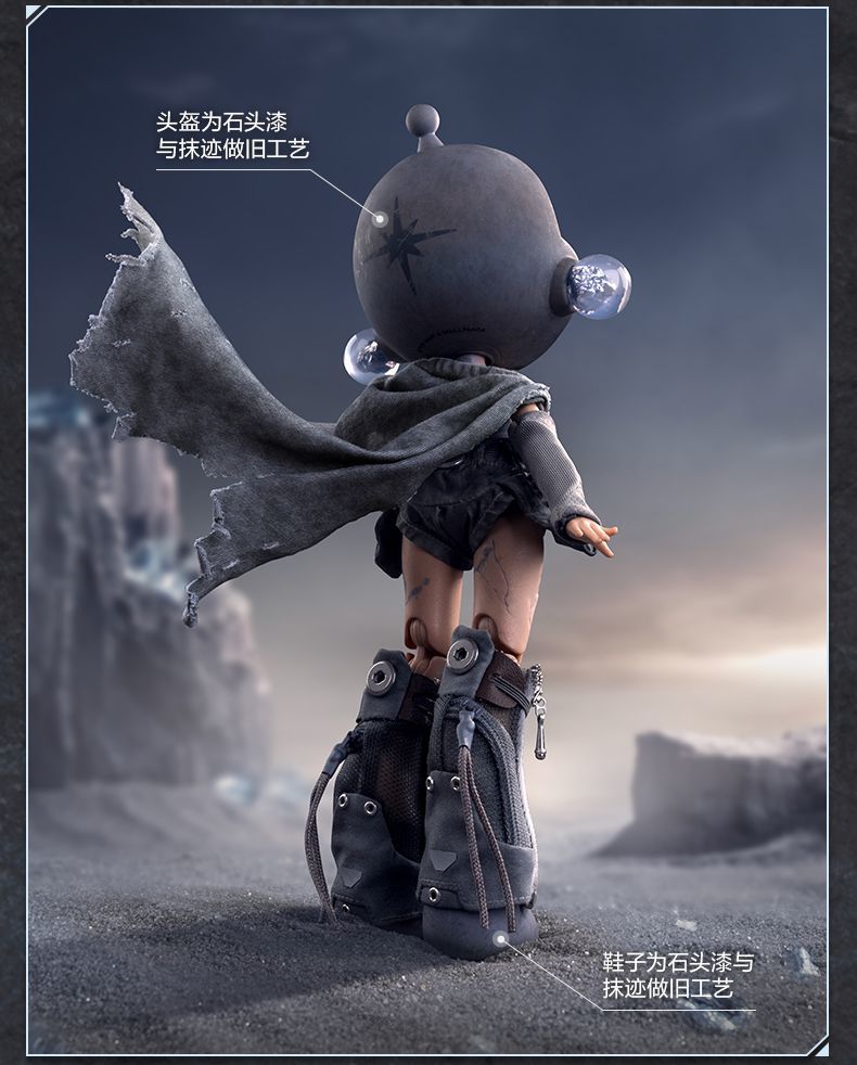 【AUTHENTIC】POPMART Pop mart SKULLPANDA × HAMCUS 1/6Movable Action Figure Doll Gift Ornament