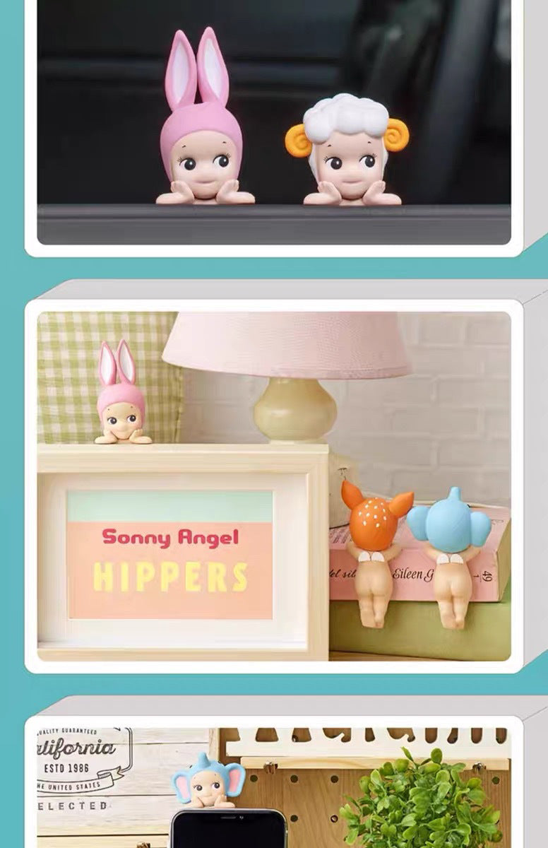 【AUTHENTIC】Genuine Sonny Angel Papa Angel Blind Box Cute Animal Car Screen Doll Trendy Figurine Decoration