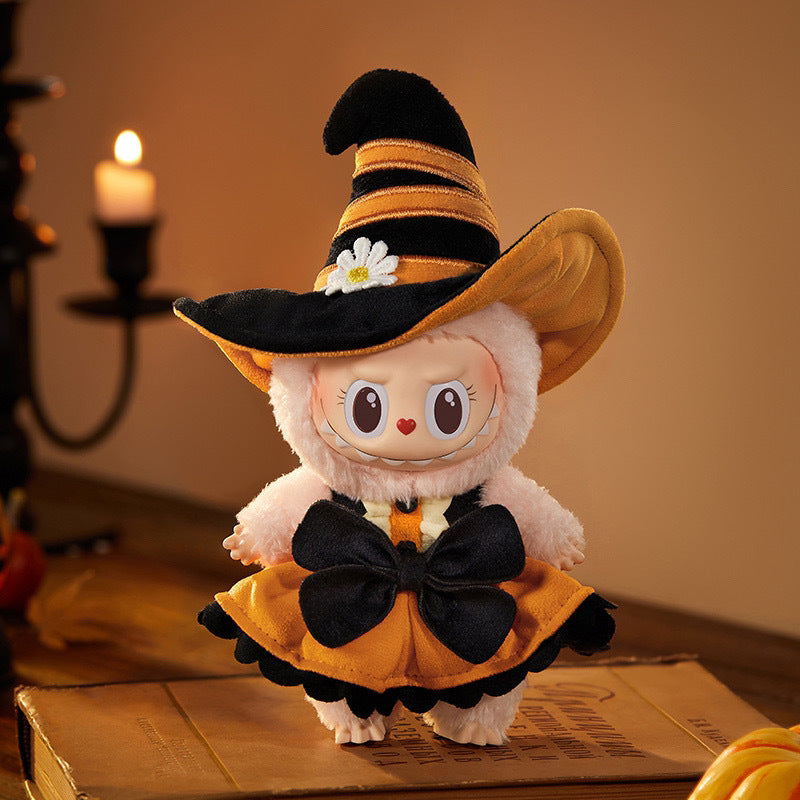 【AUTHENTIC】POP MART mokoko Halloween Glue Pumpkin Strange Carnival Plush Doll Pen