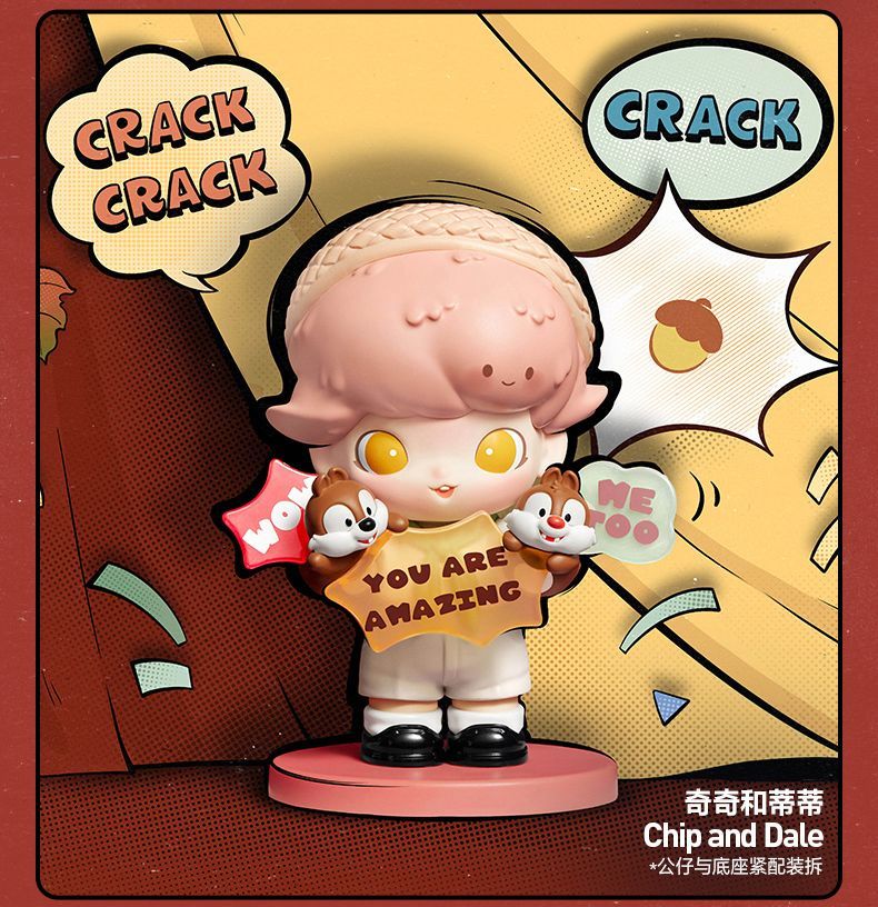 【AUTHENTIC】POPMART  DIMOO WORLD × Disney Series Blind Box Figurine Toy Gift Decoration