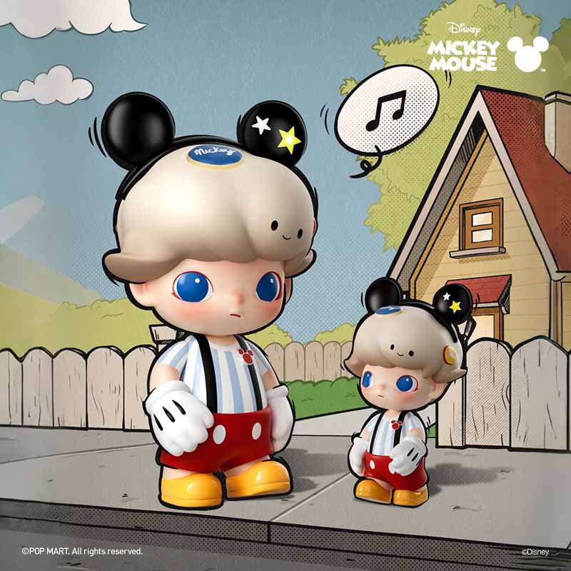 【AUTHENTIC】POP MART MEGA JUST DIMOO 400% Mickey Mouse and 1000%