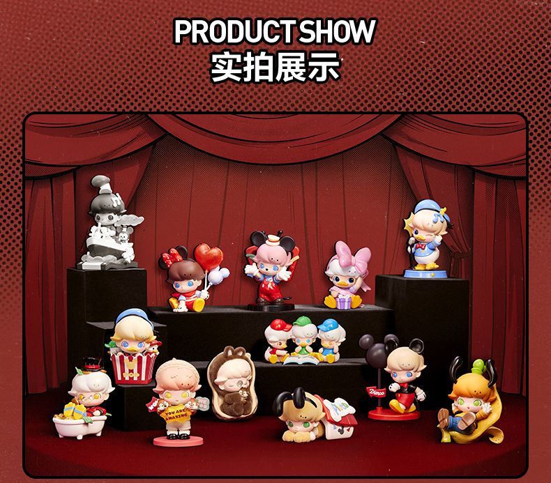 【AUTHENTIC】POPMART  DIMOO WORLD × Disney Series Blind Box Figurine Toy Gift Decoration