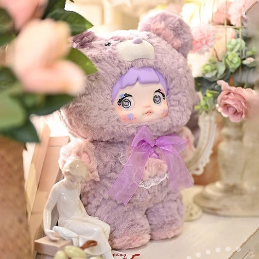 【AUTHENTIC】Nommi Glutinous Rice400%-Good Night Bear Series Plush Trendy Cute Girl Figurine Gift