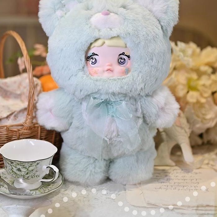 【AUTHENTIC】Nommi Glutinous Rice400%-Good Night Bear Series Plush Trendy Cute Girl Figurine Gift