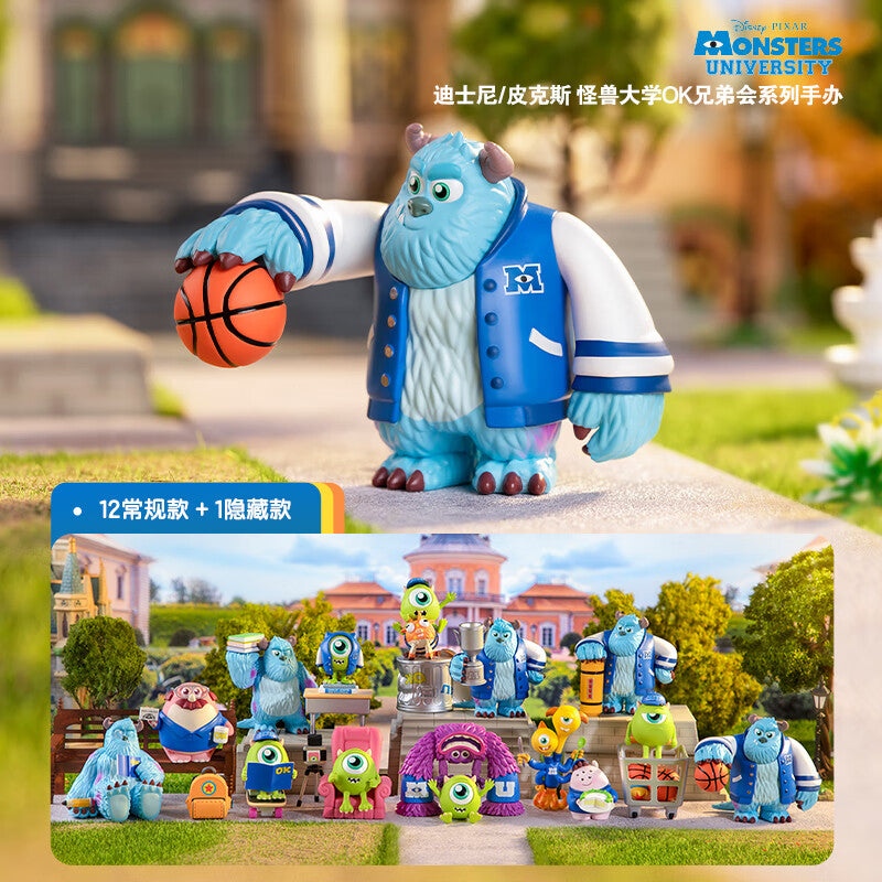 【AUTHENTIC】POP MART Disney/Pixar Monsters University OK Brotherhood Series Figure Blind Box Toy