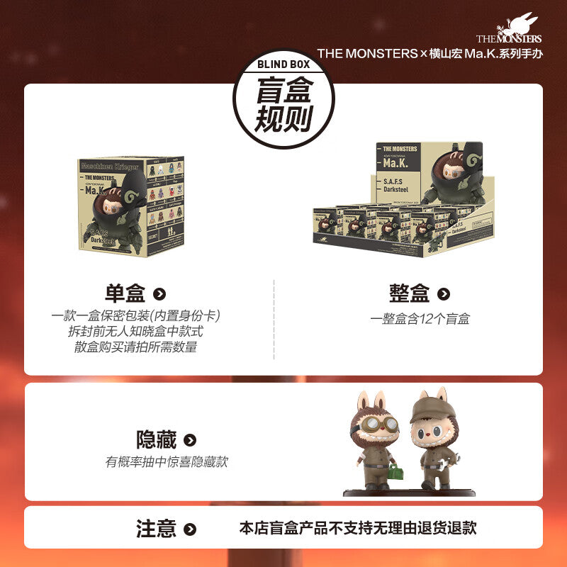 【AUTHENTIC】POP MART  THE MONSTERS×Hengshanhong MaK Series Figure Blind Box Toy