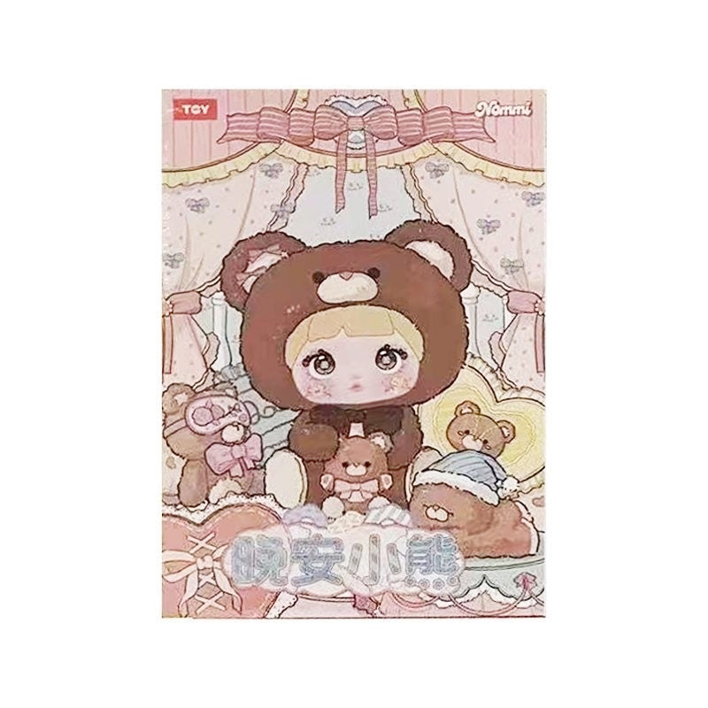 【AUTHENTIC】Nommi Glutinous Rice400%-Good Night Bear Series Plush Trendy Cute Girl Figurine Gift