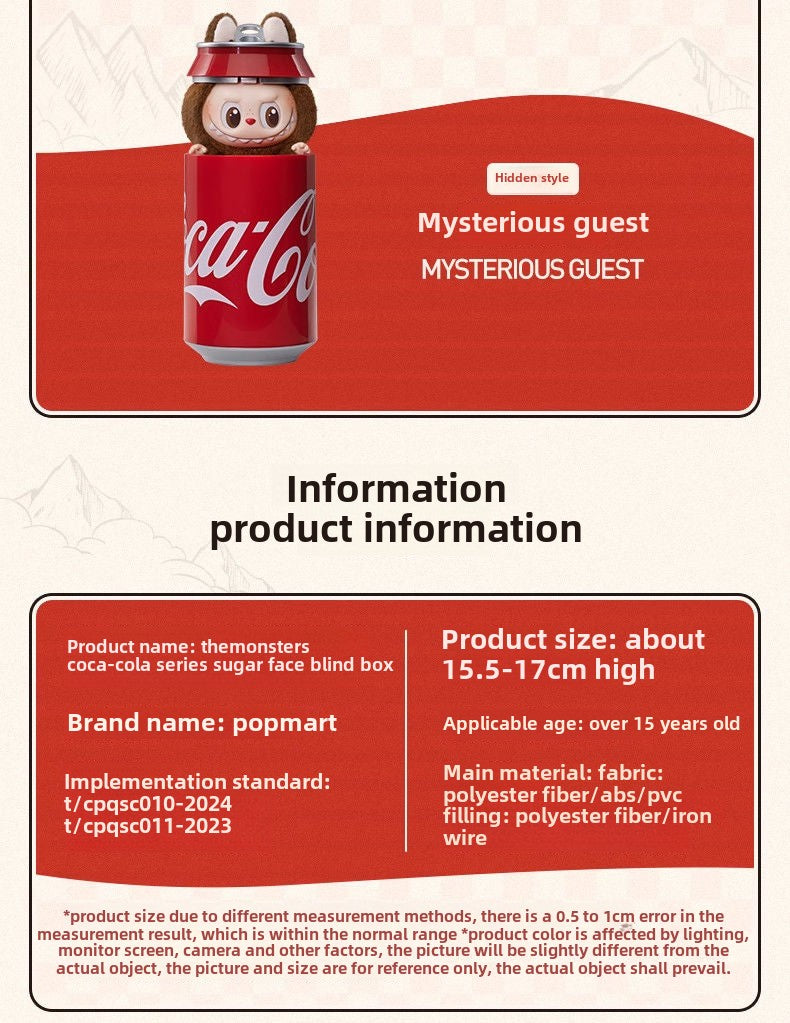 【AUTHENTIC】POPMART THE MONSTERS Coca-Cola Series Vinyl Blind Box LABUBU