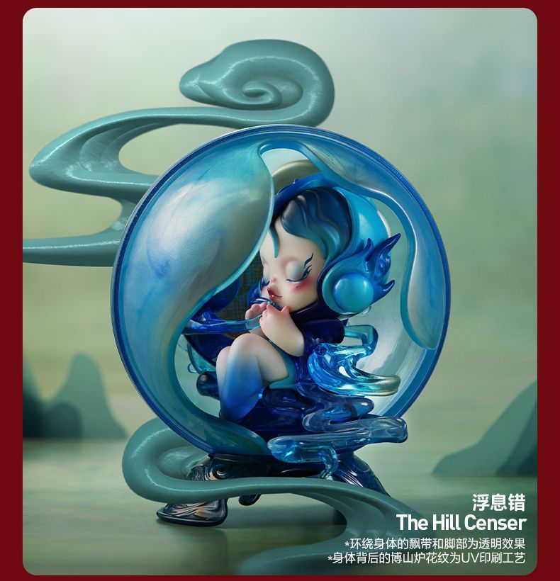 【AUTHENTIC】POP MART SKULLPANDA The Mirage Series Figures Blind Box Action Toys Figure Birthday Gift Kid Toy