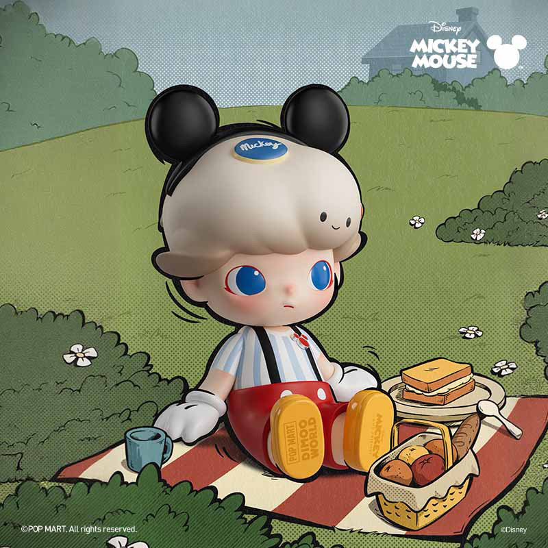 【AUTHENTIC】POP MART MEGA JUST DIMOO 400% Mickey Mouse and 1000%