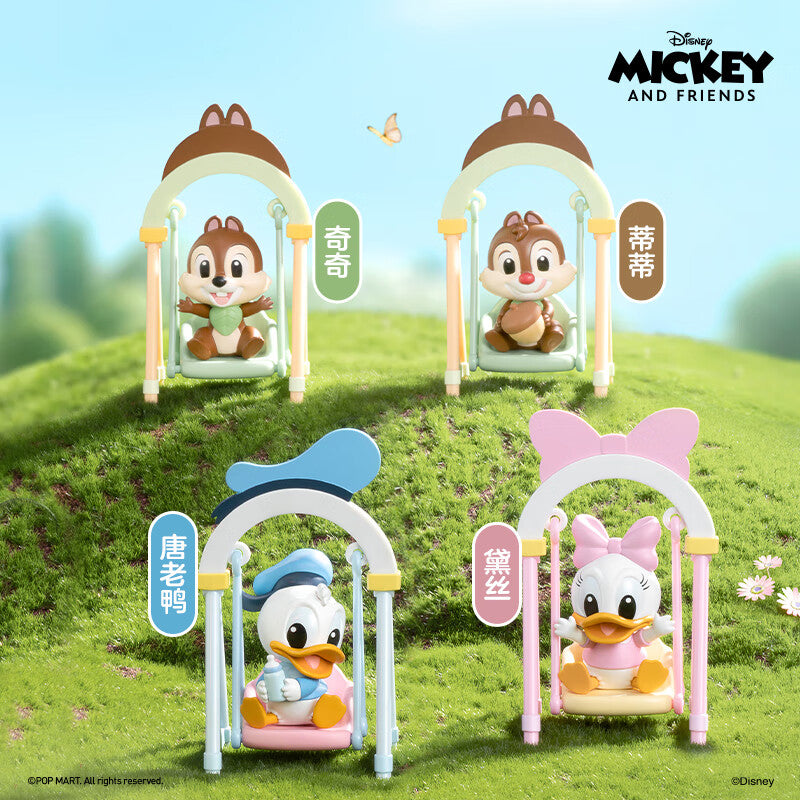 【AUTHENTIC】POP MART   Disney Swing Series Figurine Blind Box Trendy Toy