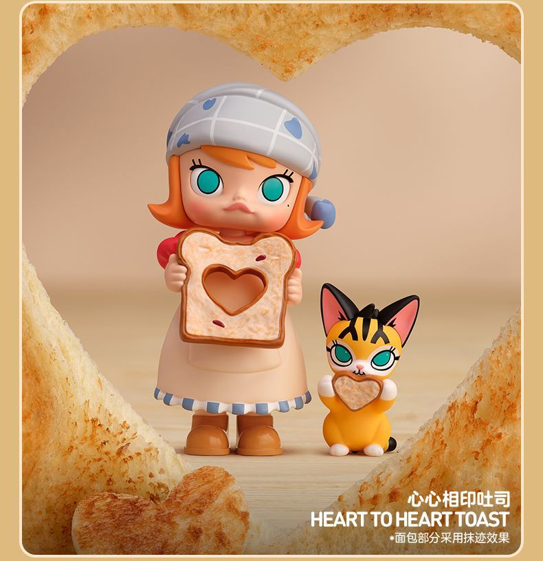 【AUTHENTIC】POPMART MOLLY Bread Head Series Figurine Blind Box Toy